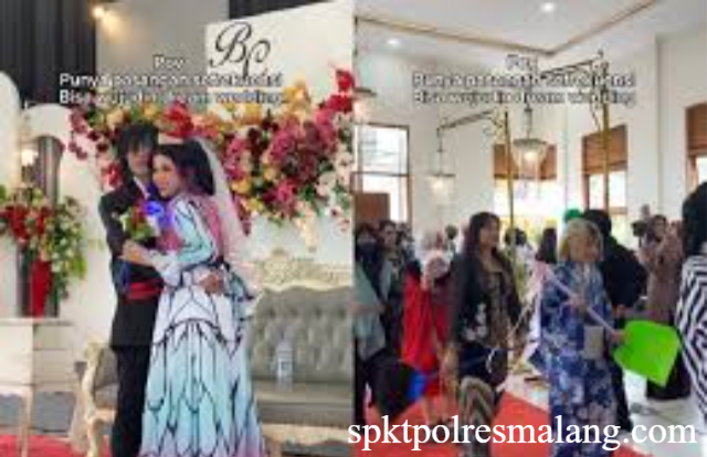 Viral! Pernikahan Cosplay Demon Slayer di Tasikmalaya